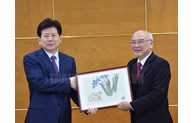  Trưởng Ban Tuyên giáo Thành ủy TP Phan Nguyễn Như Khuê tiếp đoàn công tác Ban Tuyên truyền Trung ương Đảng Cộng sản Trung Quốc