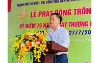 Đồng chí Nguyễn Trọng Nghĩa tham dự lễ phát động trồng 1 triệu cây xanh