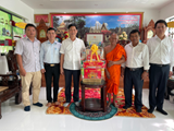 Phó trưởng Ban Dân vận Trung ương thăm, chúc mừng Đại lễ Phật đản năm 2024