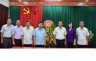 Thường trực Tỉnh ủy Bắc Ninh chúc mừng Ban Nội chính nhân 5 năm thành lập