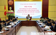 Hội nghị Ban Chỉ đạo xây dựng mô hình thành phố thông minh tỉnh Bắc Ninh