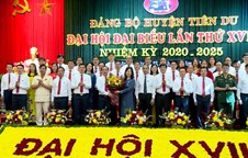 Đại hội đại biểu Đảng bộ huyện Tiên Du lần thứ XVIII, nhiệm kỳ 2020 – 2025 