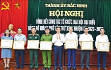 Thành ủy Bắc Ninh tổng kết công tác tổ chức Đại hội lần thứ XII
