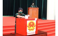 Cử tri Tổ bầu cử số 7(TP Bắc Ninh) tham gia bầu cử sớm