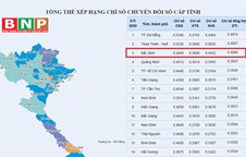 Bắc Ninh đạt thứ hạng cao về mức độ chuyển đổi số 