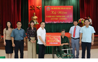 Đoàn công tác VUFO thăm, tặng quà các thương binh tại Bắc Ninh