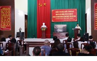 Đối thoại với các hộ dân về giải phóng mặt bằng dự án mở rộng cầu Như Nguyệt, thành phố Bắc Ninh