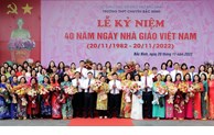 Bí thư Tỉnh ủy dự Lễ kỷ niệm 40 năm Ngày Nhà giáo Việt nam tại Trường THPT Chuyên Bắc Ninh