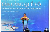 Cảng cạn Quế Võ hòa mạng hệ thống giao thông Bắc Ninh