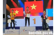 Vận động viên Đỗ Tú Tùng giành 3 Huy chương Vàng Giải Cử tạ trẻ, thanh thiếu niên châu Á