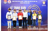 Trao giải Hội thi Tin học trẻ thành phố Bắc Ninh lần thứ XVII