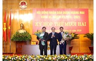 Đồng chí Nguyễn Minh Tâm được bầu giữ chức vụ Chủ tịch UBND quận Hoàng Mai