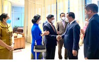 Đoàn đại biểu cấp cao thành phố Hà Nội bắt đầu chuyến thăm và làm việc tại Vương quốc Campuchia