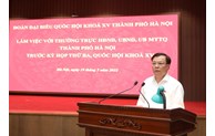 Hà Nội kiến nghị Quốc hội thông qua chủ trương xây dựng đường Vành đai 4