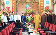 Lãnh đạo TP Hà Nội chúc mừng Giáo hội Phật giáo Việt Nam nhân dịp Đại lễ Phật đản