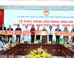 Hà Nội: Đăng ký ủng hộ Quỹ "Vì biển, đảo Việt Nam" gần 31 tỷ đồng
