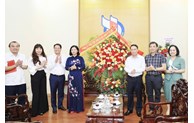 Lãnh đạo thành phố Hà Nội chúc mừng các cơ quan báo chí Trung ương