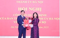 Thành ủy Hà Nội trao Quyết định về công tác cán bộ