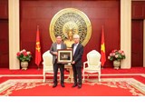 Đoàn đại biểu cấp cao Thành phố Hà Nội thăm, làm việc với Đại sứ quán Việt Nam tại Trung Quốc